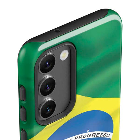 Brazil Flag Galaxy S23 Plus Pro Case